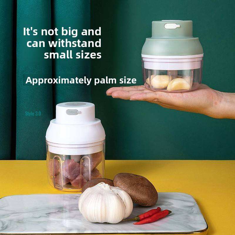 Limited Time: 60% OFF 🔥2026 New Mini Electric Food Chopper - Silent USB Charging, Compact Portable Garlic Chopper Kitchen Assistant