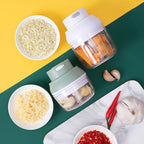 Limited Time: 60% OFF 🔥2026 New Mini Electric Food Chopper - Silent USB Charging, Compact Portable Garlic Chopper Kitchen Assistant