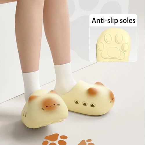 Cat Paw Print Slippers