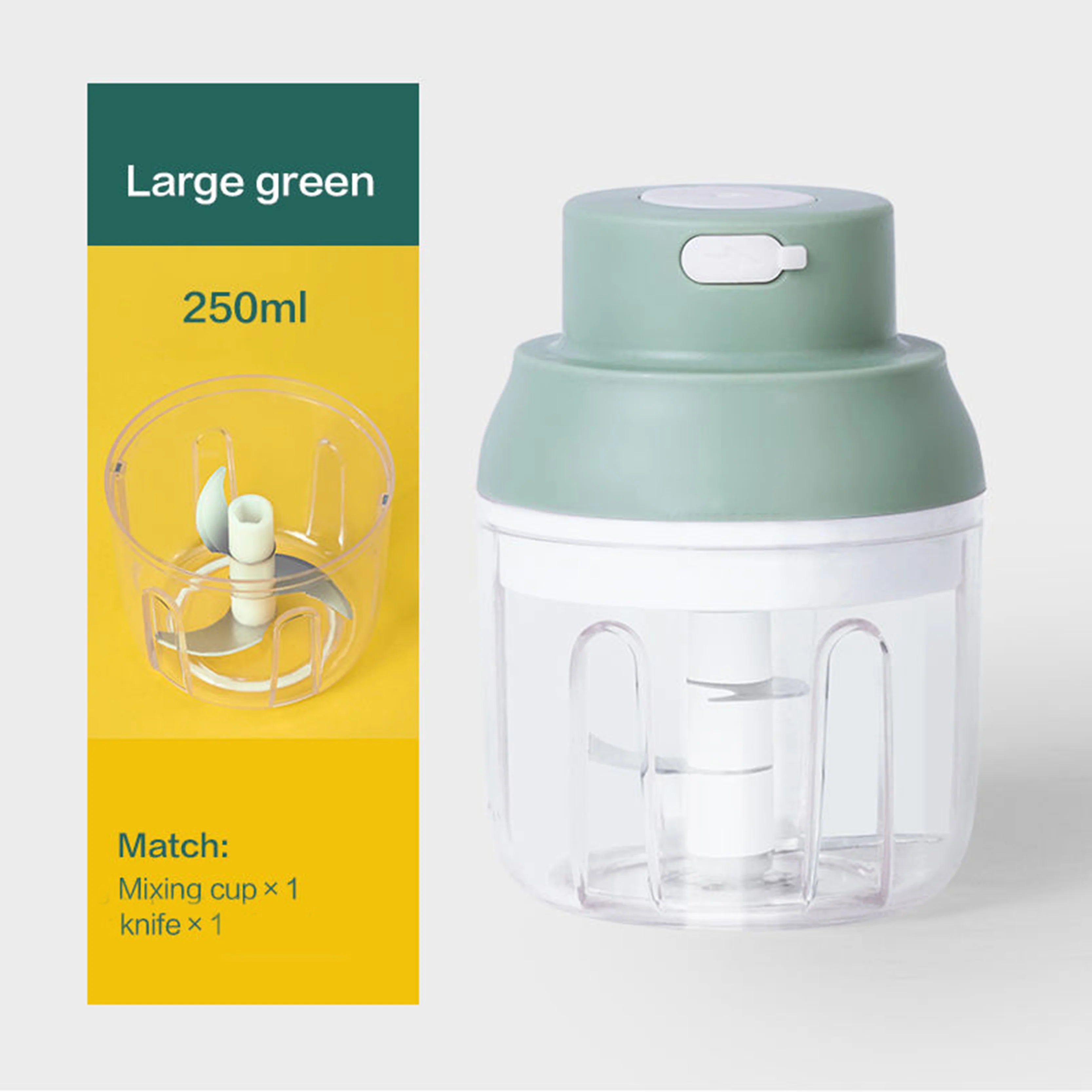 Limited Time: 60% OFF 🔥2026 New Mini Electric Food Chopper - Silent USB Charging, Compact Portable Garlic Chopper Kitchen Assistant