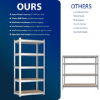 Regular 5 Tier Garage Shelving Unit
