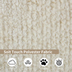 Extra-large plush sheepskin casual sofa