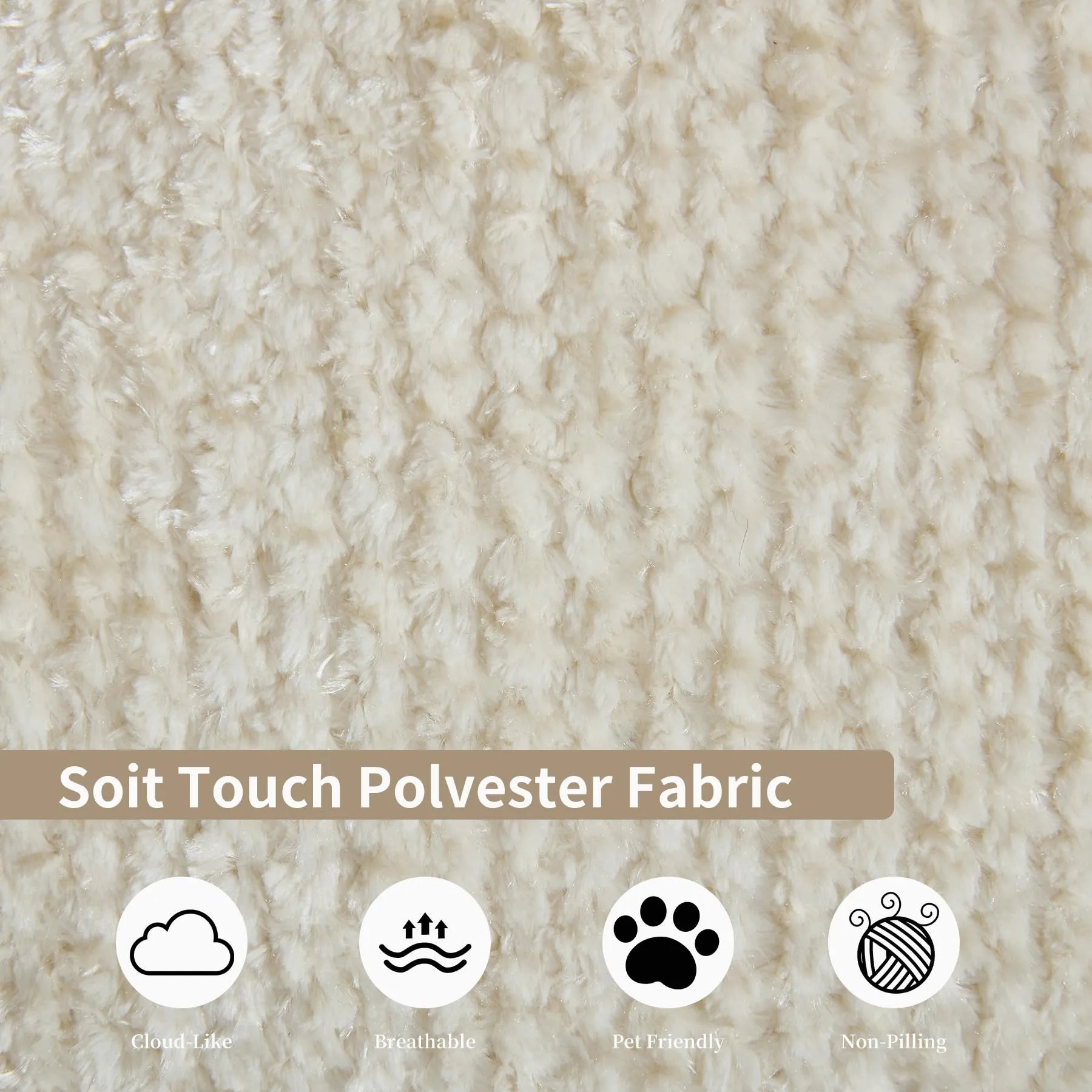 Extra-large plush sheepskin casual sofa