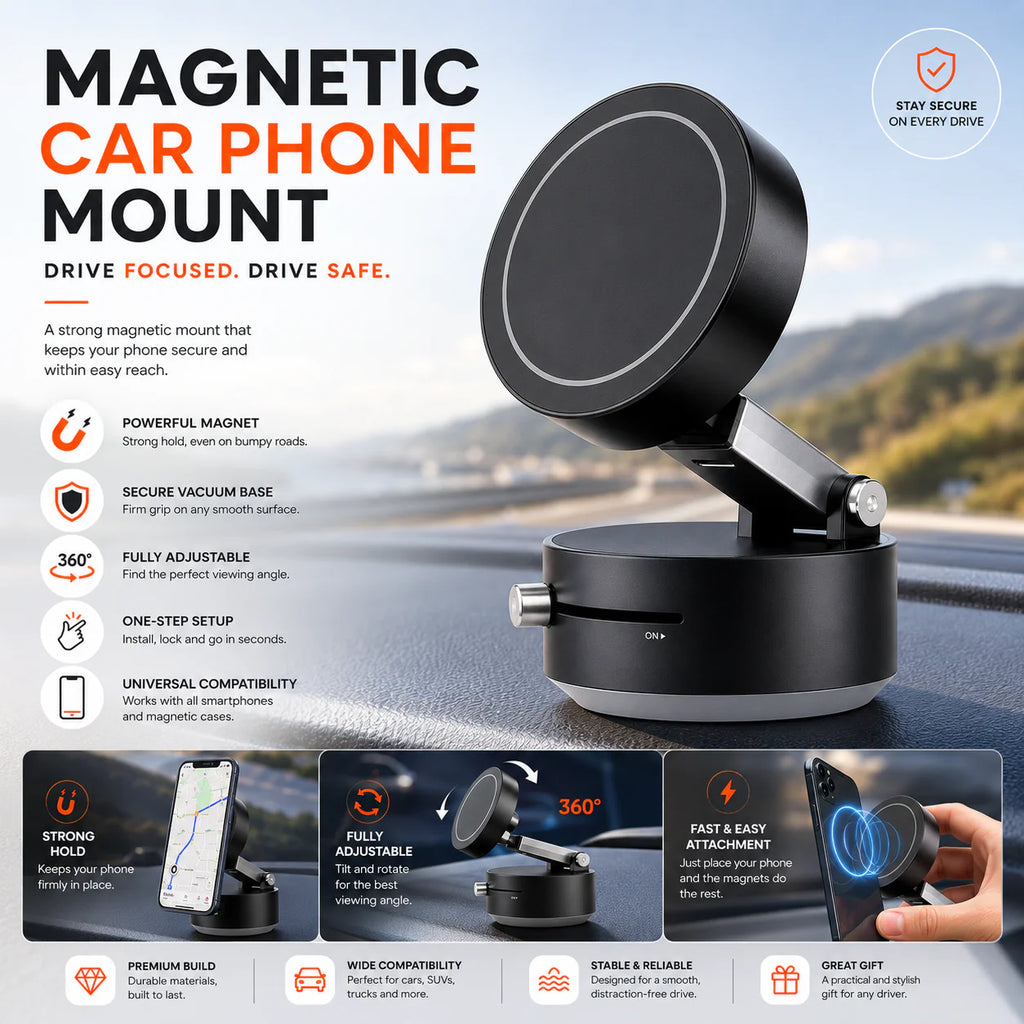 Magnetic phone holder