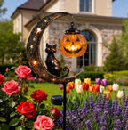 🐈Solar Black Garden Stake Light 🎃 Create a Magical Halloween Glow