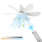 Socket Ceiling Fan Light – Screw-In Base Installation For Instant Breeze & Brightness