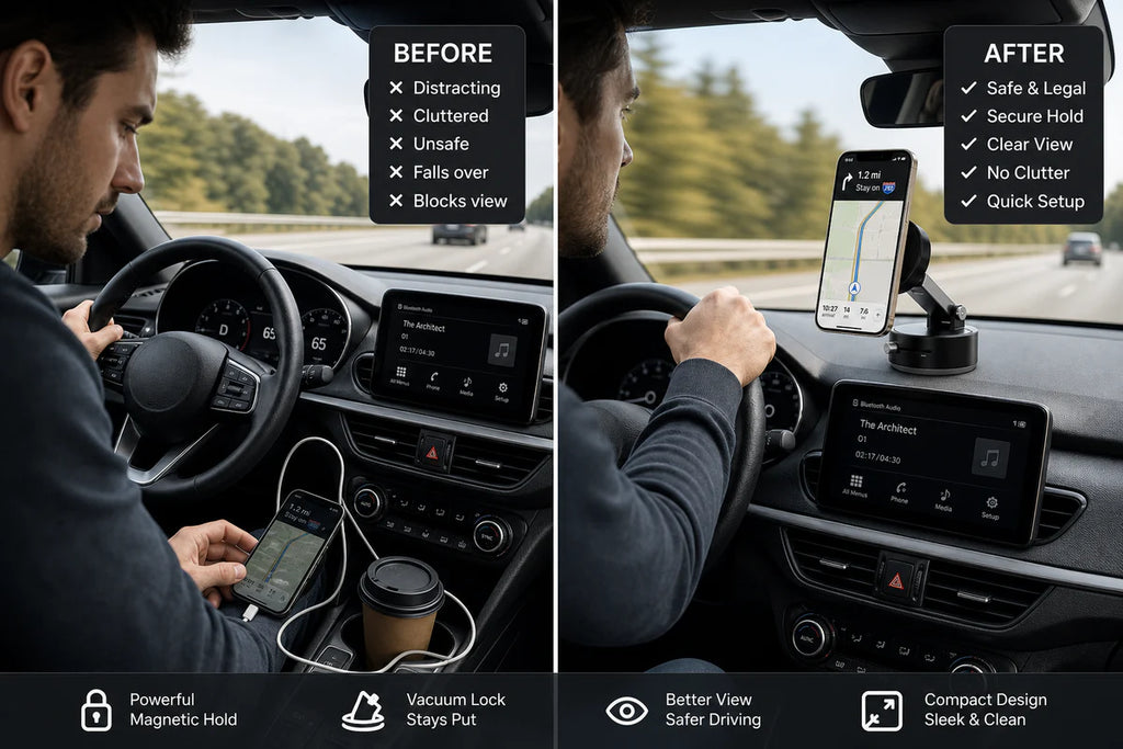 Magnetic phone holder